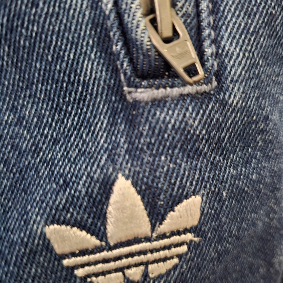 Adidas Originals Firebird Women's Blue Denim Shorts - Picture 7 of 7